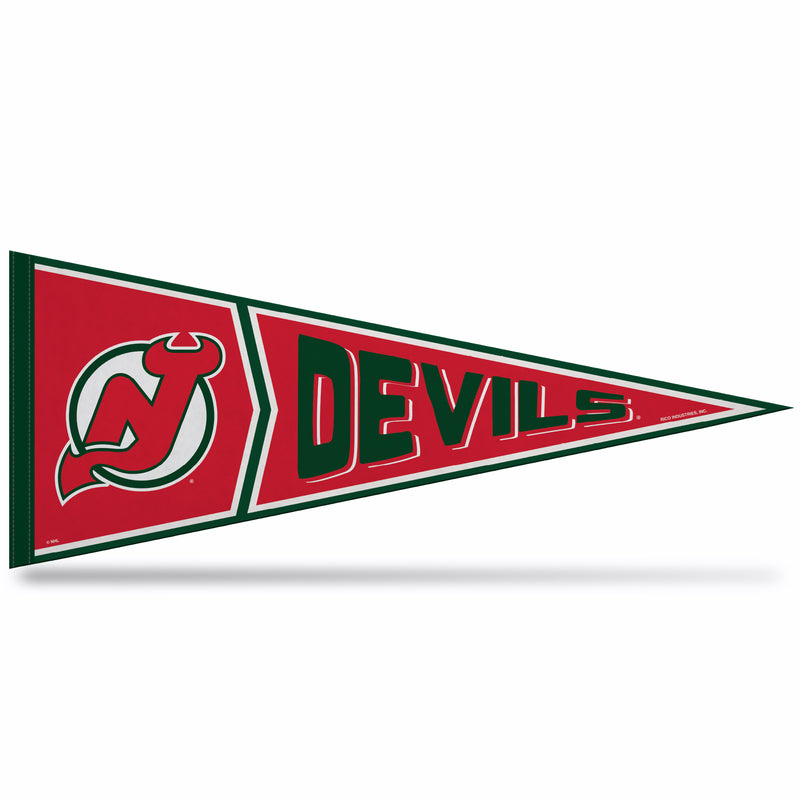 Devils Retro Design Soft Felt Carded Pennant (12" X 30")