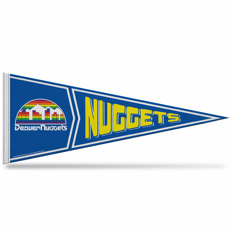 Nuggets Retro Design Soft Felt Carded Pennant (12" X 30")
