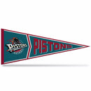 Pistons Retro Design Soft Felt Carded Pennant (12" X 30")