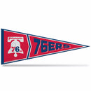 76Ers Retro Design Soft Felt Carded Pennant (12" X 30")