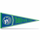 Timberwolves Retro Design Soft Felt Carded Pennant (12" X 30")