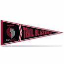 Trail Blazers Retro Design Soft Felt Carded Pennant (12" X 30")