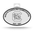 South Carolina Black And White Oval Sticker