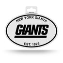 Giants - NY Black And White Oval Sticker