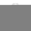 Notre Dame Black And White Oval Sticker