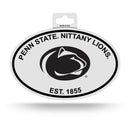Penn State Black And White Oval Sticker