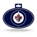 Jets - Win Full Color Oval Sticker