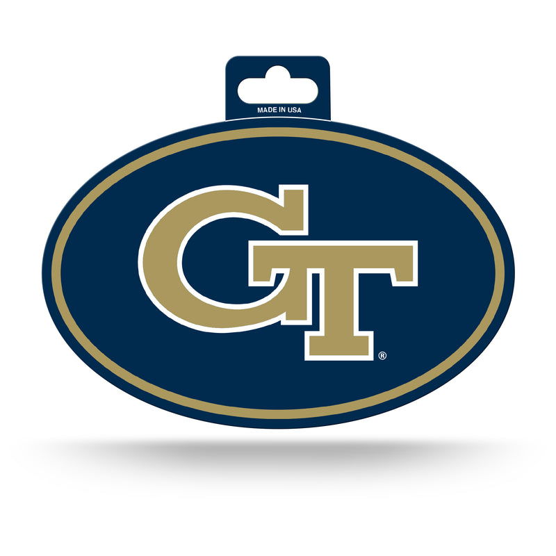Georgia Tech (Georgia Institute Of Technology) Full Color Oval Sticker