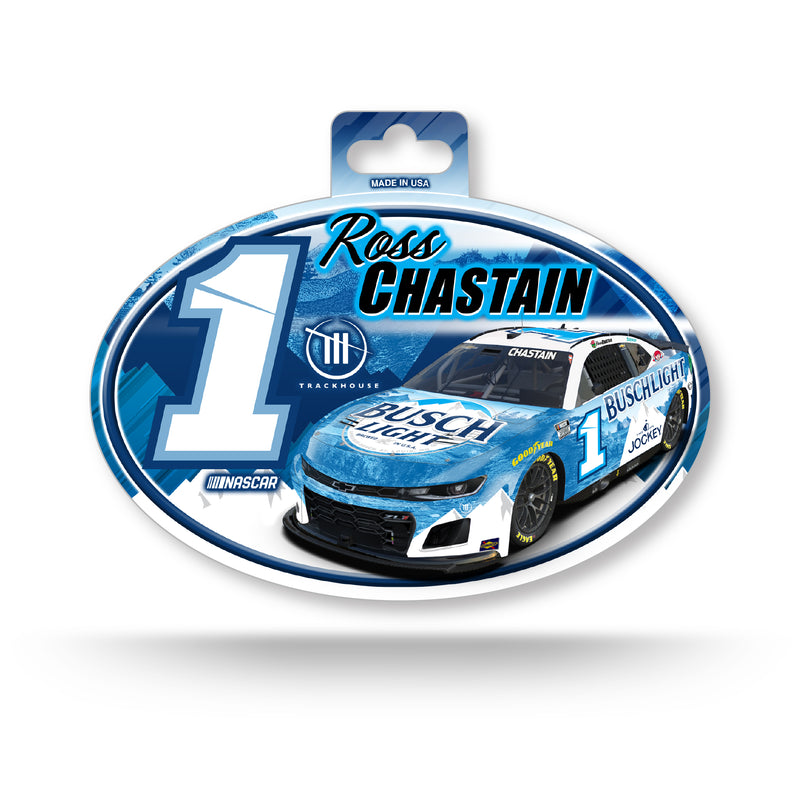 Ross Chastain No. 1 Full Color Oval Decal