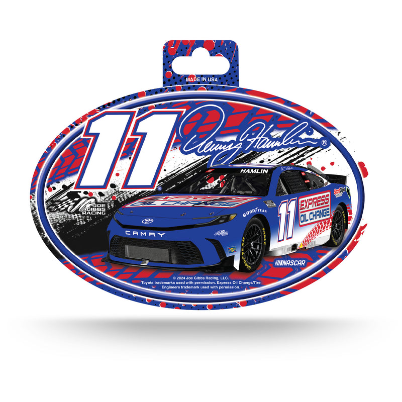 Denny Hamlin No. 11 Full Color Oval Decal