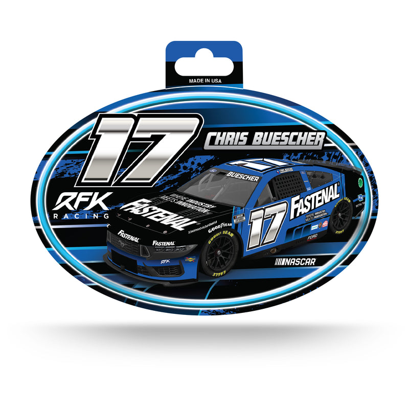 Chris Buescher No. 17 Full Color Oval Decal
