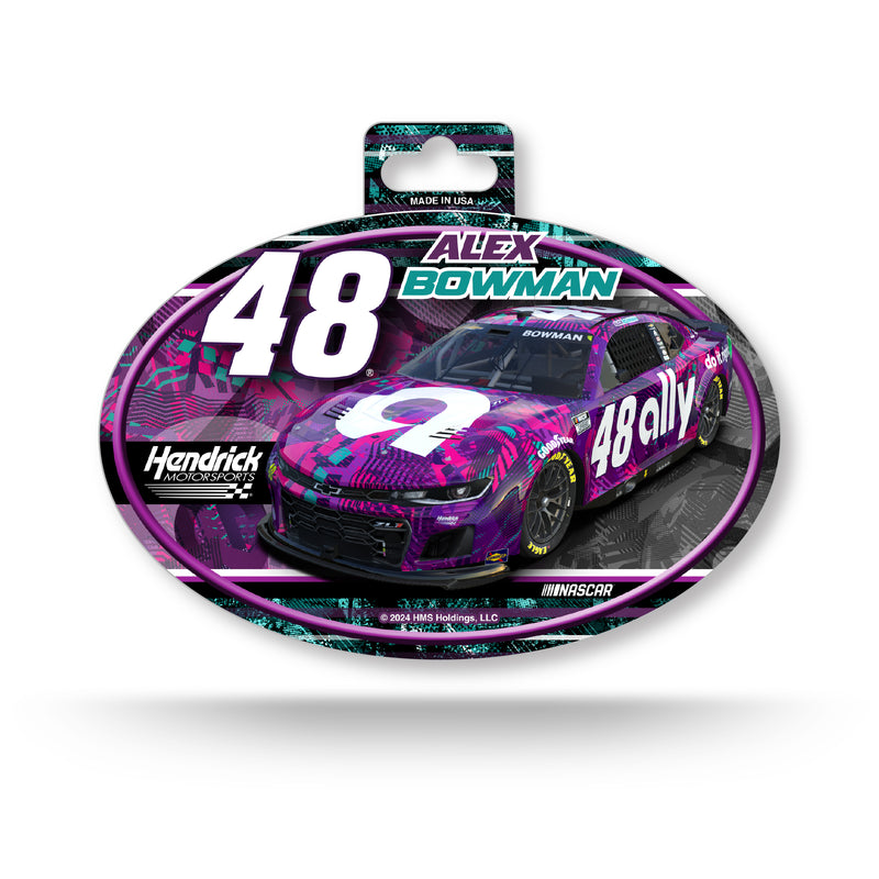 Alex Bowman No. 48 Full Color Oval Decal