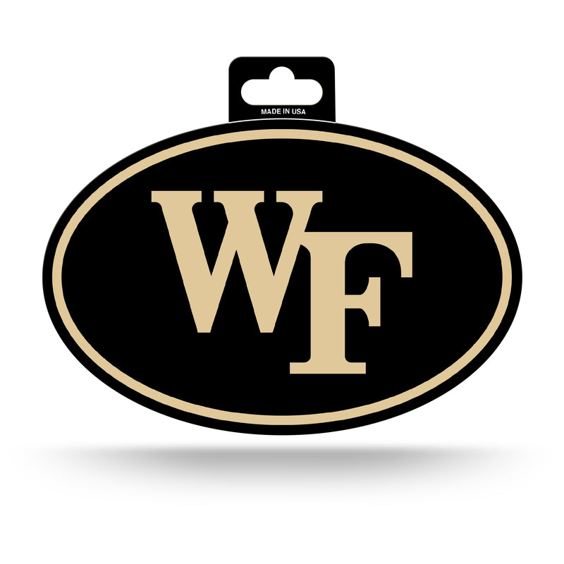 Wake Forest Full Color Oval Sticker