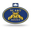North Carolina A&T Full Color Oval Sticker