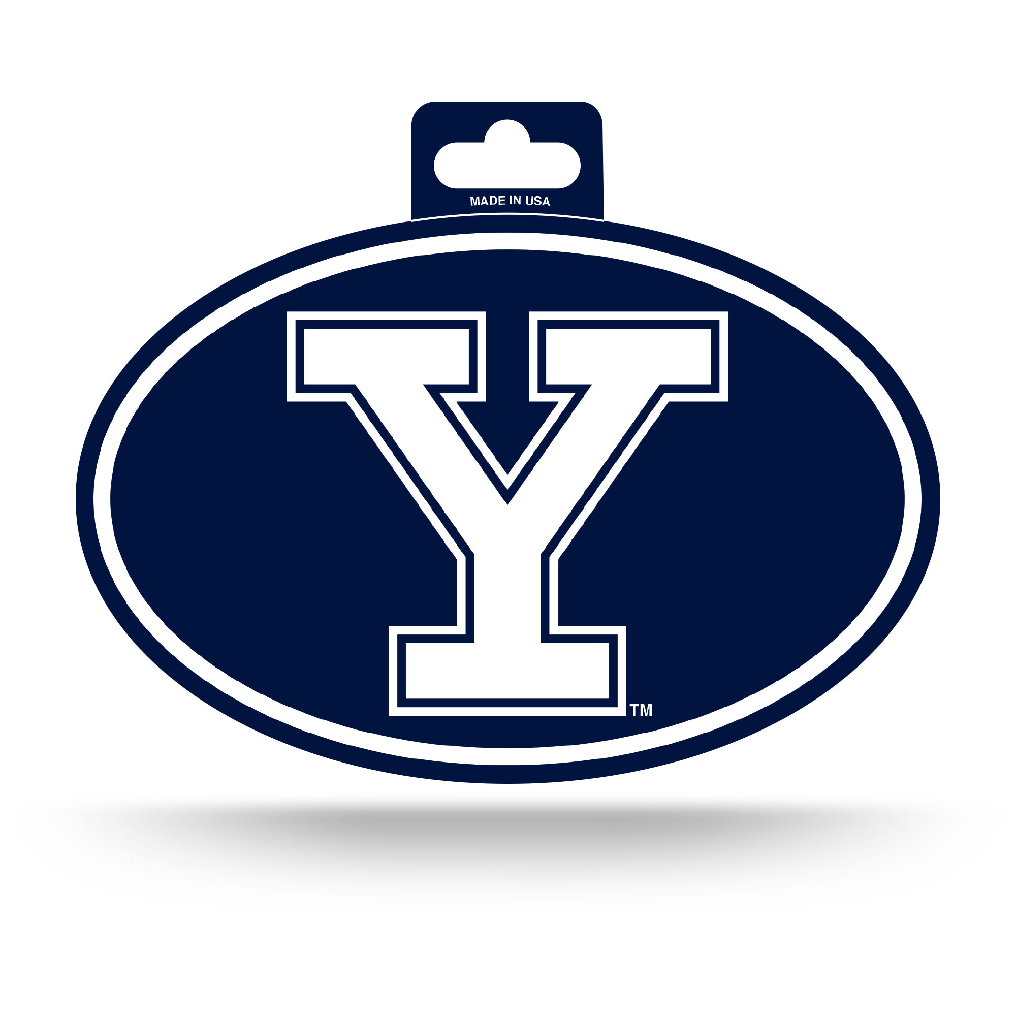 Yale Bulldogs Full Color Oval Sticker