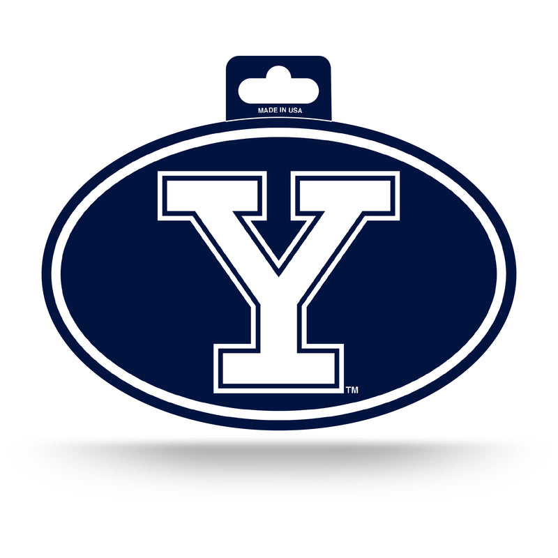 Yale Bulldogs Full Color Oval Sticker