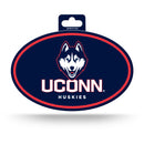 Uconn Full Color Oval Sticker