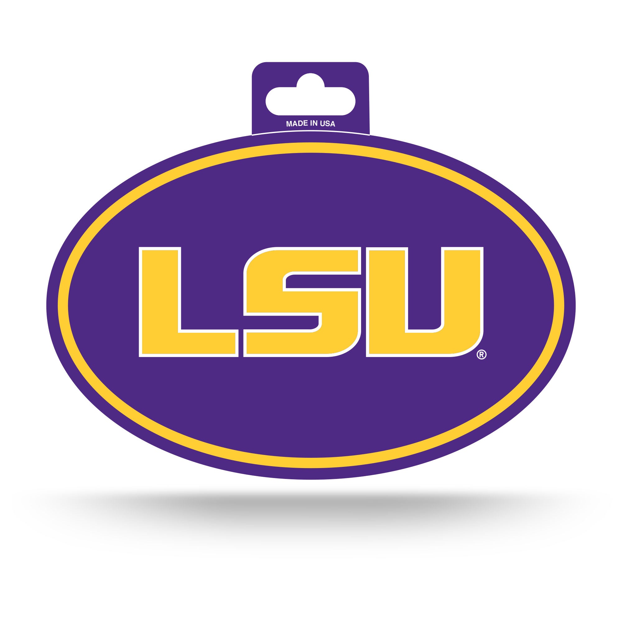 LSU Full Color Oval Sticker