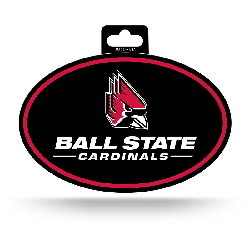 Ball State Full Color Oval Sticker