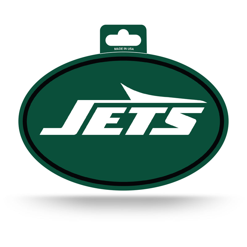 New York Jets Full Color Oval Sticker
