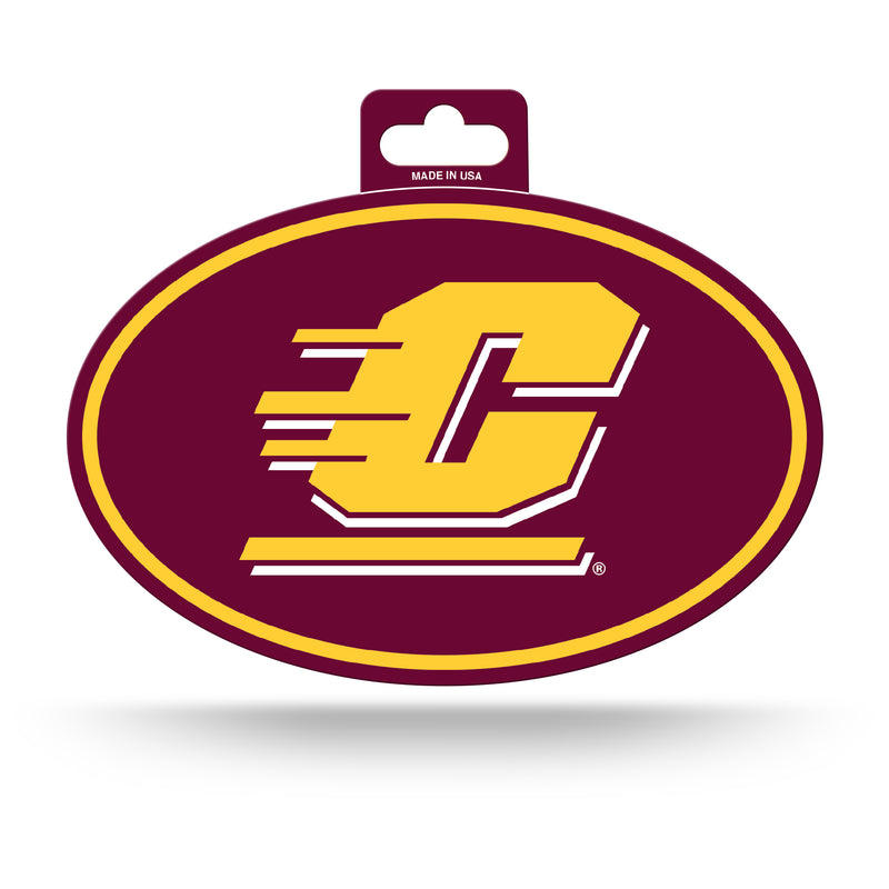 Central Michigan Full Color Oval Sticker