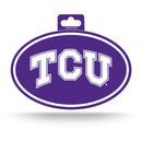 TCU Full Color Oval Sticker