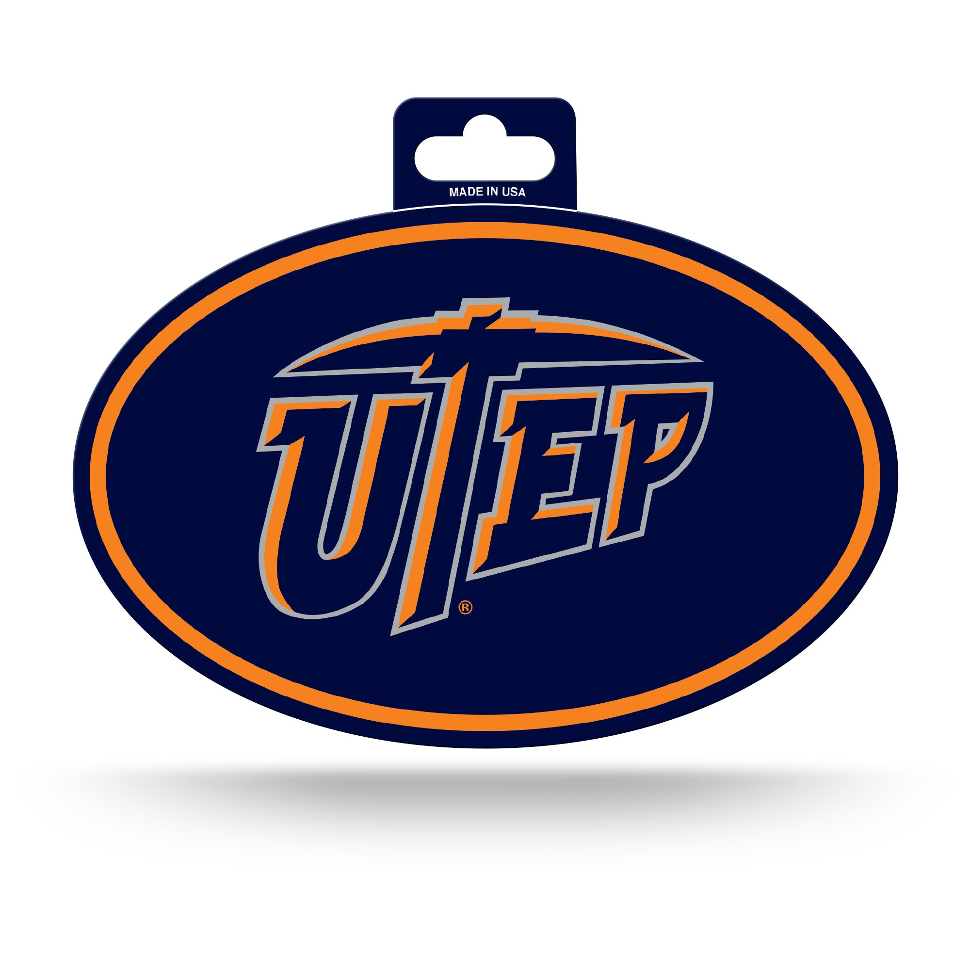 Texas At El Paso, The University Of (Utep) Full Color Oval Sticker