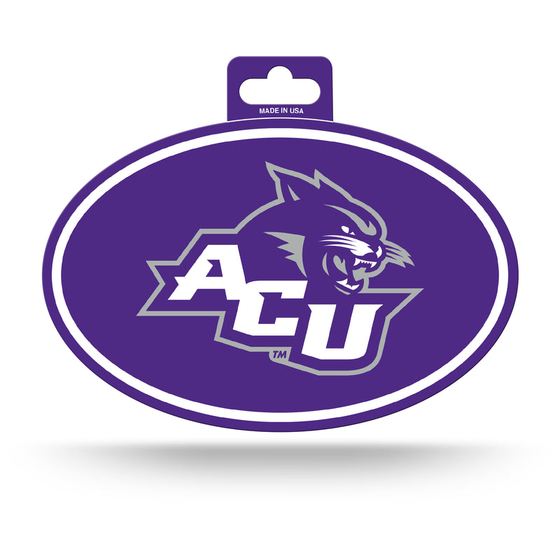 Abilene Christian Full Color Oval Sticker