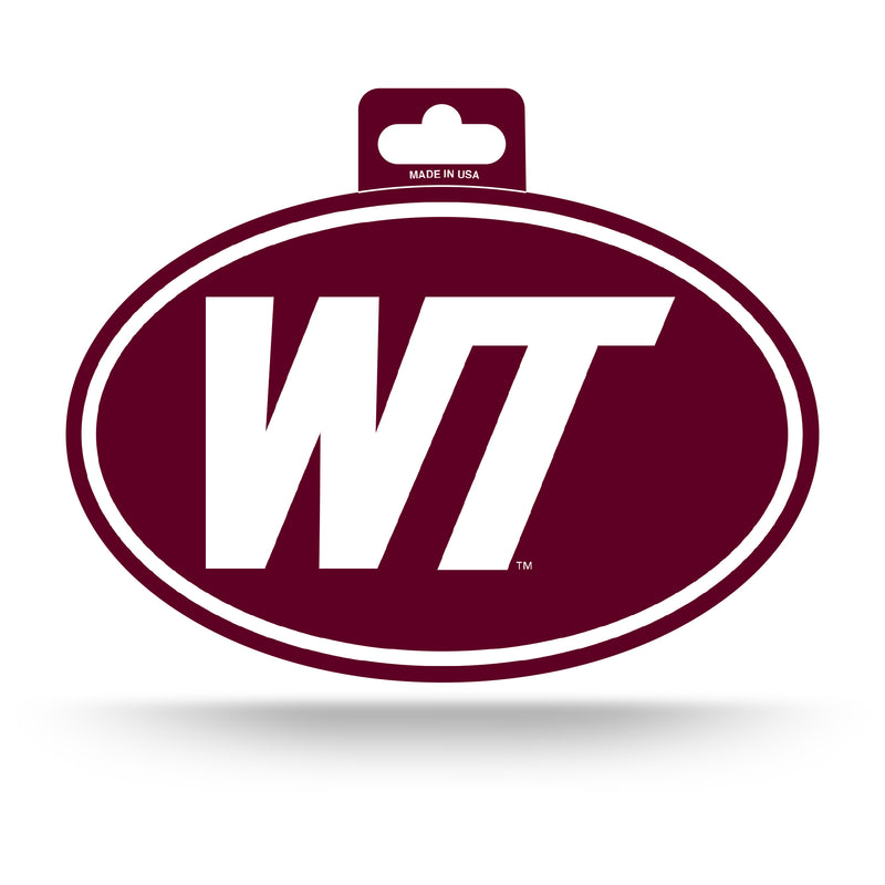 West Texas A&M Full Color Oval Sticker