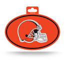 Cleveland Browns Oval Sticker - Full Color