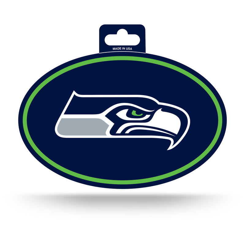 Seahawks Full Color Oval Sticker