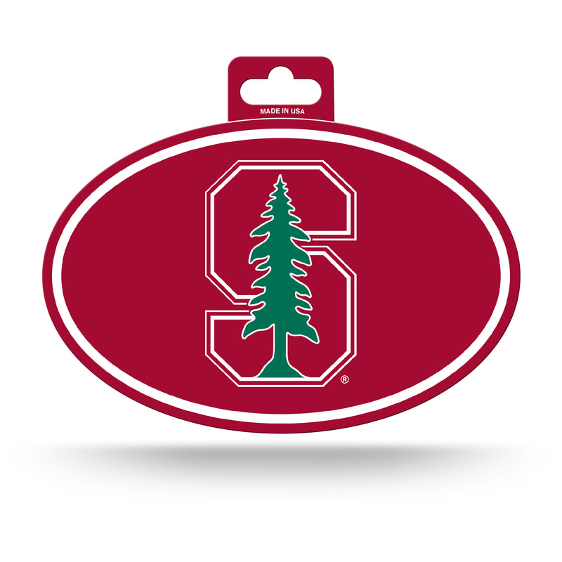 Stanford Full Color Oval Sticker