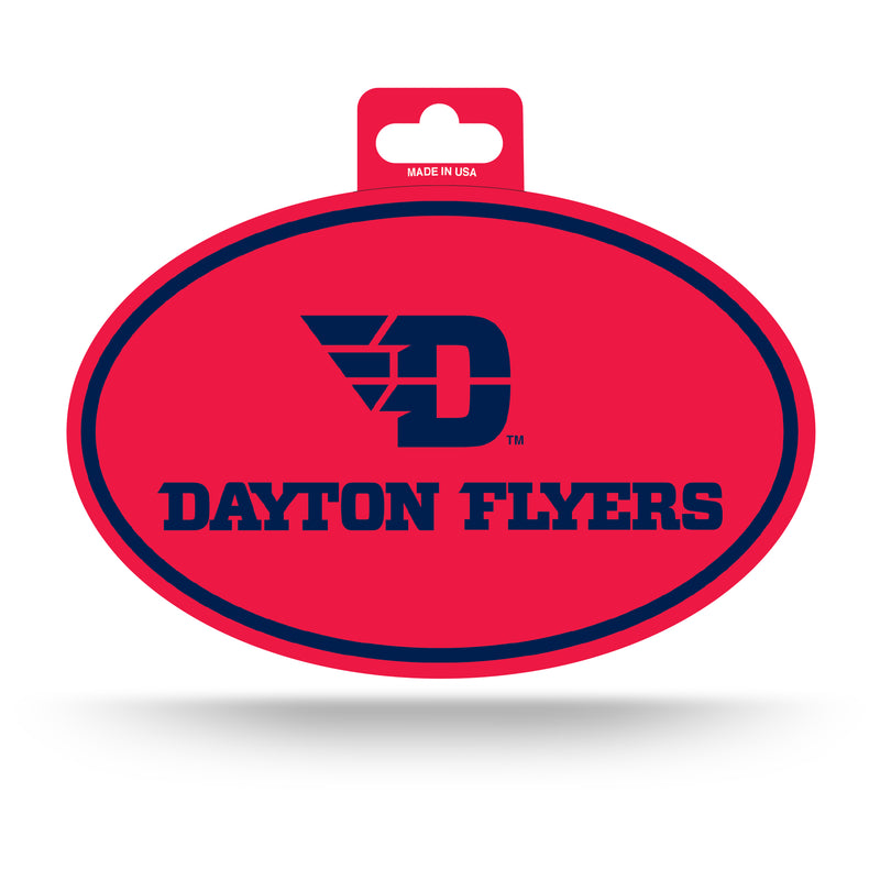 Dayton Flyers Full Color Oval Sticker