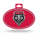 New Mexico Lobos Oval Sticker - Full Color