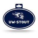 Wisconsin - Stout Full Color Oval Sticker