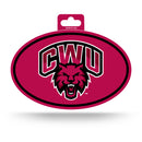 Central Washington Wildcats Full Color Oval Sticker