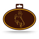 Wyoming University Full Color Oval Sticker