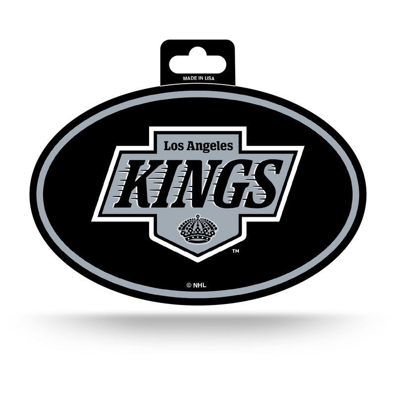Los Angeles Kings Oval Sticker - Full Color