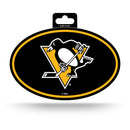Penguins Full Color Oval Sticker