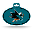 Sharks Full Color Oval Sticker