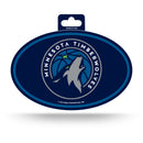 Timberwolves Full Color Oval Sticker