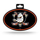 Anaheim Ducks Oval Sticker - Full Color