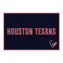 Houston Texans Large 12" X 18" Molded PVC Bar Mat