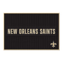 New Orleans Saints Large 12" X 18" Molded PVC Bar Mat