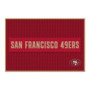 San Francisco 49Ers Large 12" X 18" Molded PVC Bar Mat
