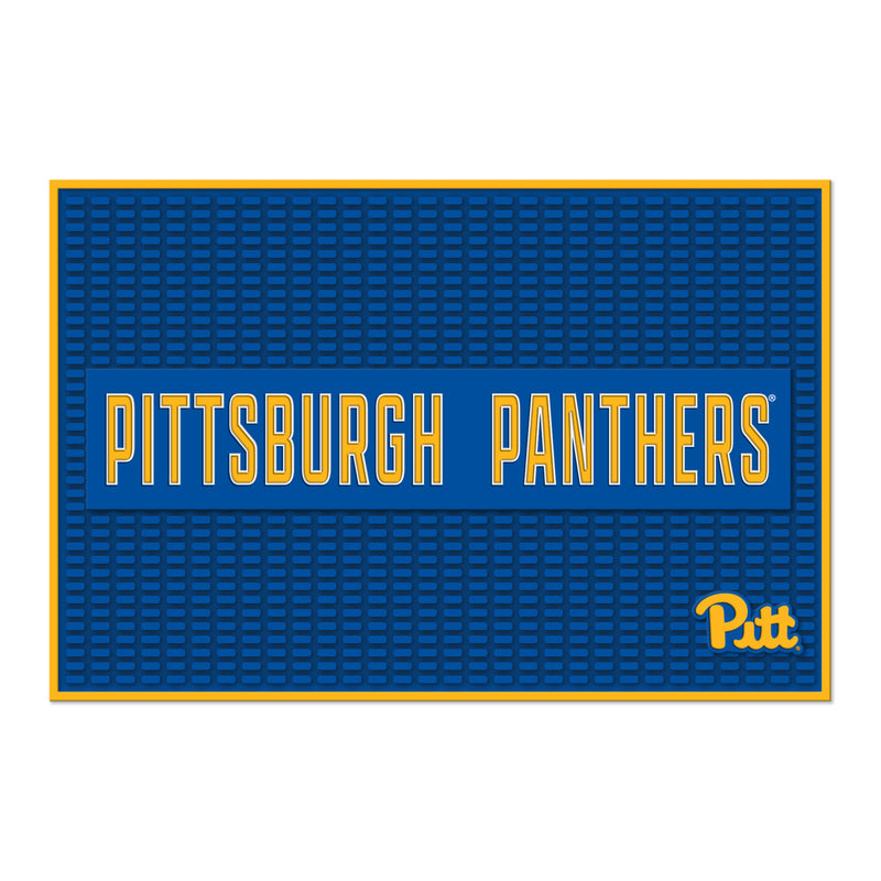 Pitt Panthers Large 12" X 18" Molded PVC Bar Mat