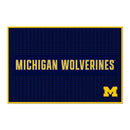 Michigan Wolverines Large 12" X 18" Molded PVC Bar Mat