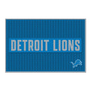Detroit Lions Large 12" X 18" Molded PVC Bar Mat