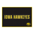 Iowa University Large 12" X 18" Molded PVC Bar Mat