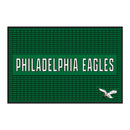 Philadelphia Eagles Alternate Design Large 12" X 18" Molded PVC Bar Mat
